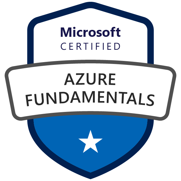 Microsoft Certified Azure Fundamentals badge
