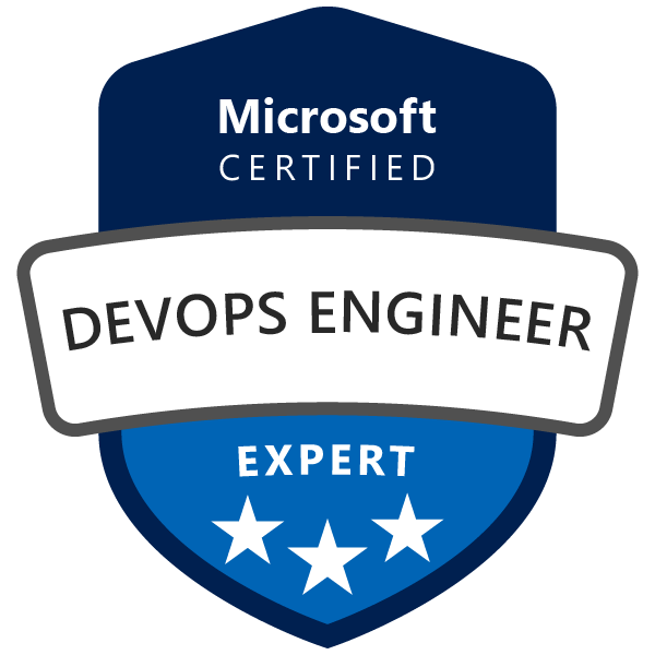 Microsoft Certified DevOps Engineer Expert badge